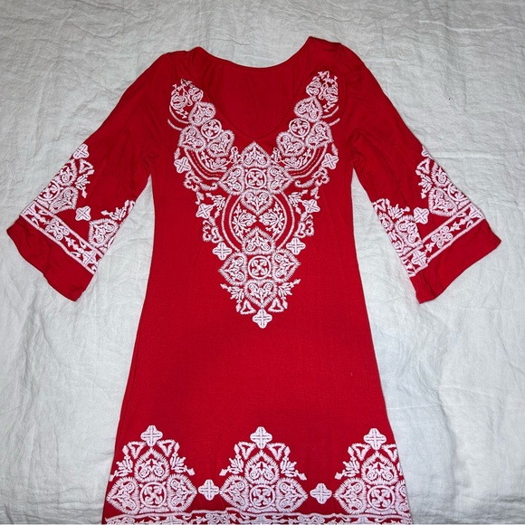 Embroidered Sun Dress - Picture 1 of 3